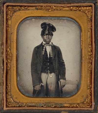 George Burns, aprile 1859 (foto) da American Photographer