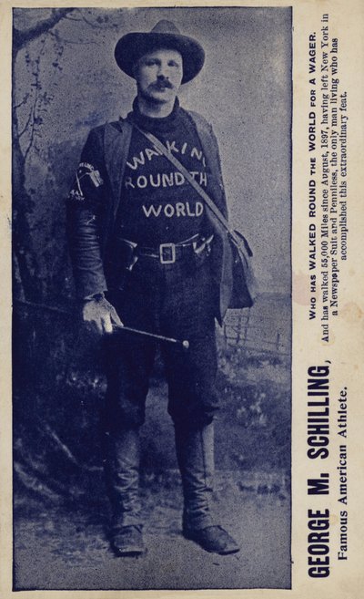 George M Schilling, famoso atleta americano (foto b/n) da American Photographer