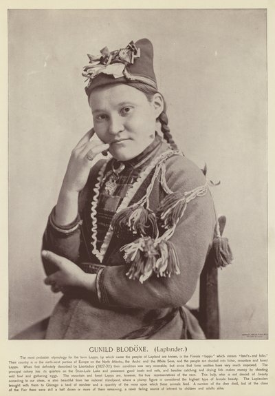 Gunild Blodoxe, Lapponese da American Photographer