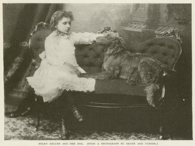 Helen Keller e il suo cane da American Photographer