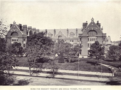 Casa per vedove indigenti e donne sole, Filadelfia da American Photographer