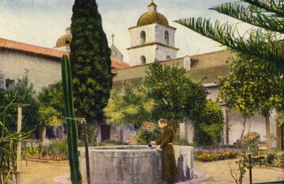 Nel giardino della Missione di Santa Barbara (foto a colori) da American Photographer