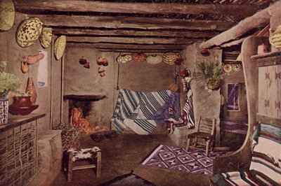 Interno della Casa Hopi, Grand Canyon, Arizona da American Photographer