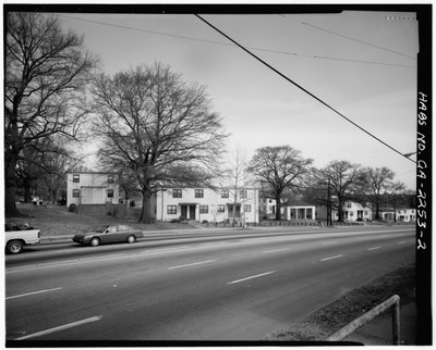 John Hope Homes (Edilizia Residenziale Pubblica), delimitato da Larkin, Dora, Spelman Streets & Lane, Atlanta, Contea di Fulton, GA (foto in b/n) da American Photographer