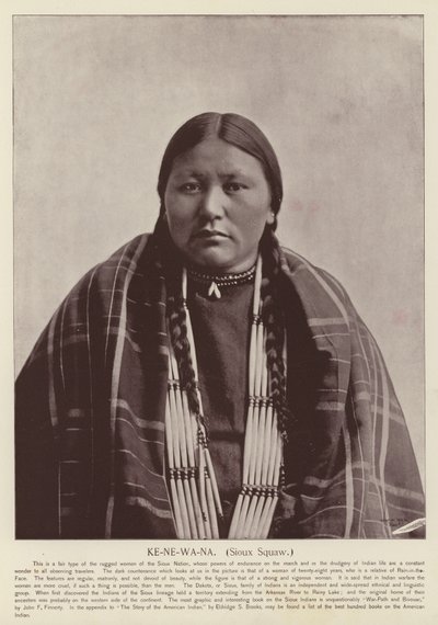 Ke-Ne-Wa-Na, Sioux da American Photographer