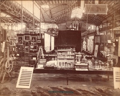 Esposizione della Lenoir & Forster, Main Building, Centennial International Exhibition, Philadelphia, 1876 da American Photographer