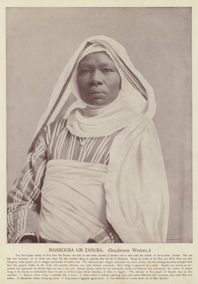 Mahbouba Um Zanuba, Donna Sudanese da American Photographer
