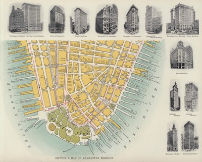 Mappa del Borough di Manhattan da American Photographer