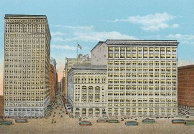 Marshall Field and Company, Negozi al dettaglio, Wabash e Washington da American Photographer