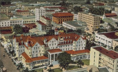 Miami, Florida, 1925 circa: Vista a volo d