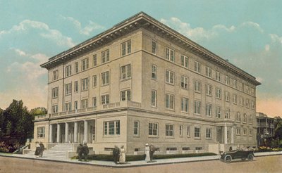 Miami, Florida, 1925 circa: Edificio YMCA (foto a colori) da American Photographer