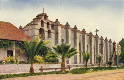 Missione San Gabriel vicino a Los Angeles (foto a colori) da American Photographer