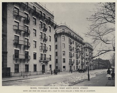 Case popolari modello, West Sixty-Ninth Street da American Photographer