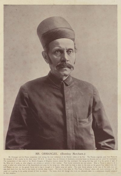 Mr Ormangee, mercante di Bombay da American Photographer