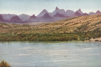 Montagne di Needles e Fiume Colorado, California da American Photographer