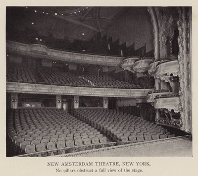 Teatro New Amsterdam, New York (foto b/n) da American Photographer