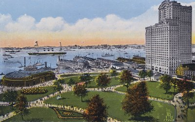 New York: Battery Park (foto a colori) da American Photographer