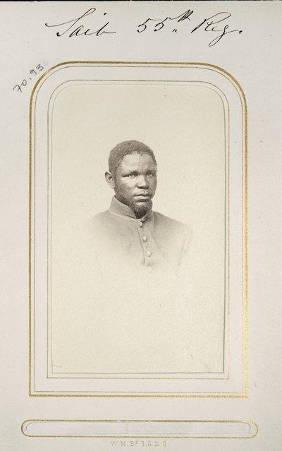 Nicholas Said, carta de visite, c.1863-66 da American Photographer
