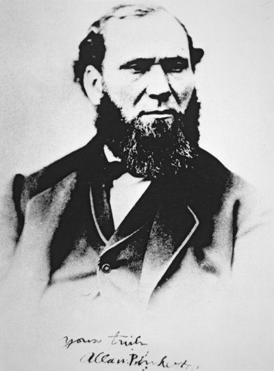 Ritratto di Allan Pinkerton, fondatore della Pinkerton