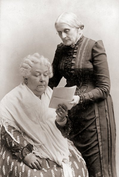 Ritratto di Elizabeth Cady Stanton e Susan B. Anthony da American Photographer