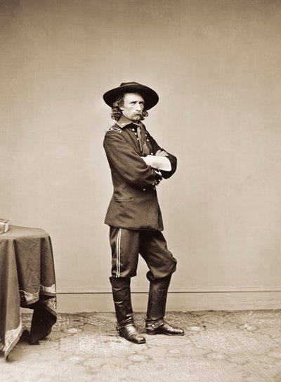Ritratto del generale George Armstrong Custer da American Photographer