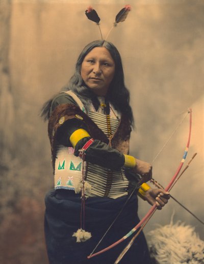 Ritratto di Oglala Sioux Shout At da American Photographer