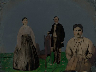 Ritratto di due donne e un uomo, anni 