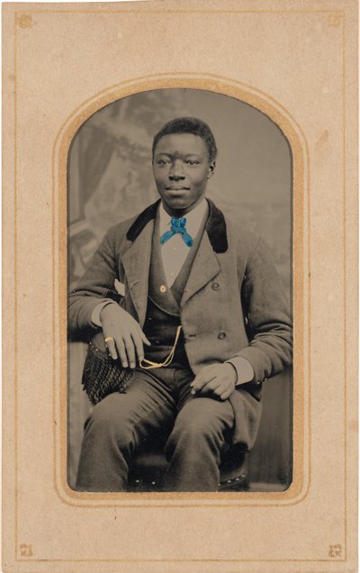 Ritratto di uomo, c. 1880 (foto) da American Photographer