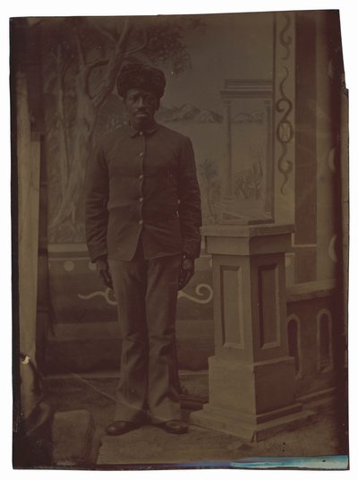 Ritratto di soldato, c. 1880 (foto) da American Photographer