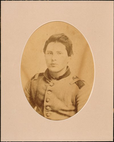Ritratto di un soldato non identificato (foto seppia) da American Photographer