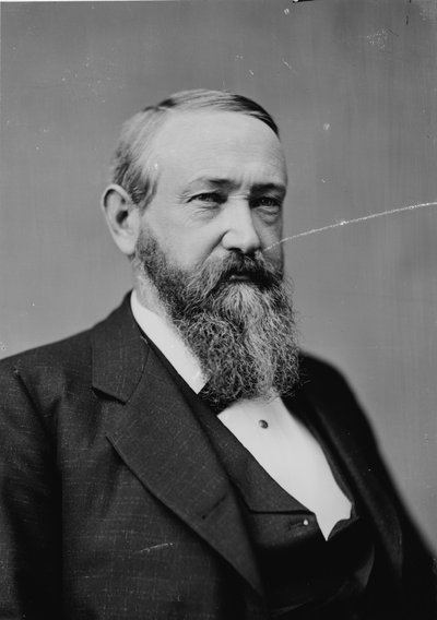 Presidente Benjamin Harrison, c.1870-80 da American Photographer