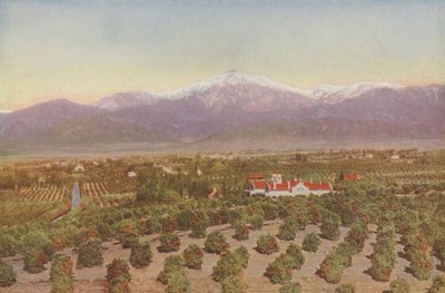 Redlands, California, vista da Smiley Heights (foto a colori) da American Photographer
