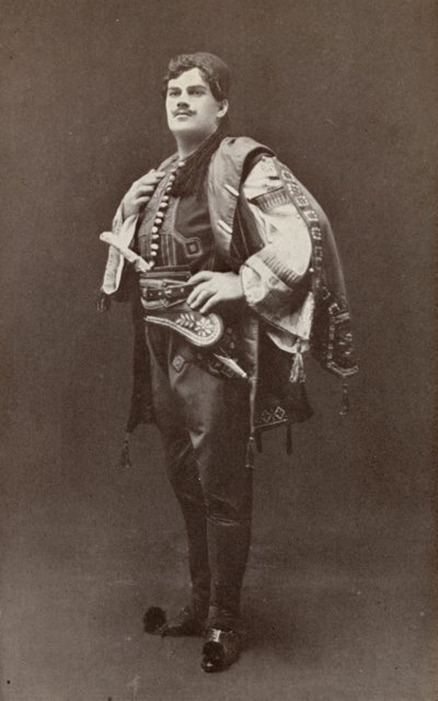 Riccardo Martin, as Enzo, in "La Gioconda" (b/w photo) da American Photographer