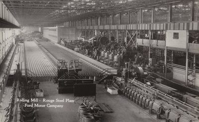 Laminatoio, Rouge Steel Plant; Ford Motor Company, Dearborn, Michigan da American Photographer
