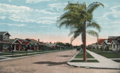 San Diego, California: Residence Street (foto a colori) da American Photographer