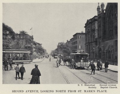 Seconda Avenue, vista verso nord da St Mark