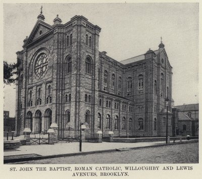 St John the Baptist, Roman Catholic Willoughby e Lewis Avenues, Brooklyn da American Photographer