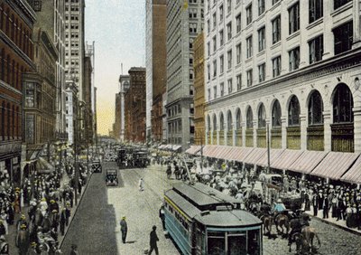 State Street, guardando a nord da Van Buren Street da American Photographer