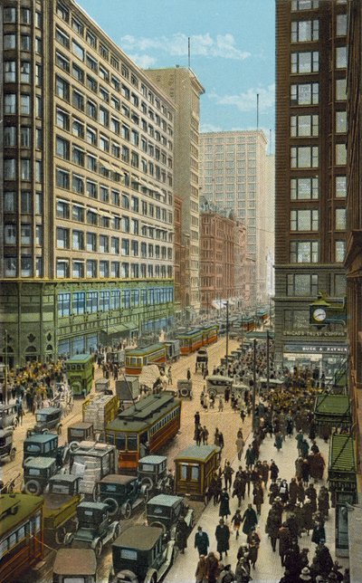 State e Madison Streets, l