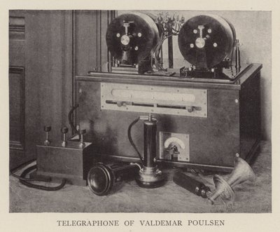 Telegrafo di Valdemar Poulsen (foto b/n) da American Photographer