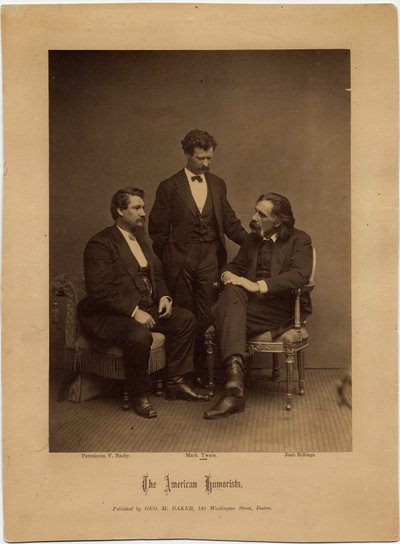 Gli umoristi americani, ritratto di gruppo da American Photographer