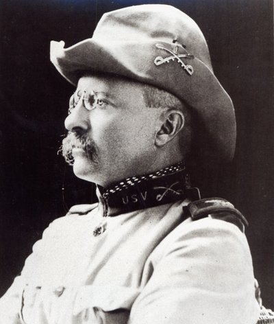 Theodore Roosevelt come Tenente Colonnello del 1º Cavalleria Volontaria degli Stati Uniti nel 1898 da American Photographer