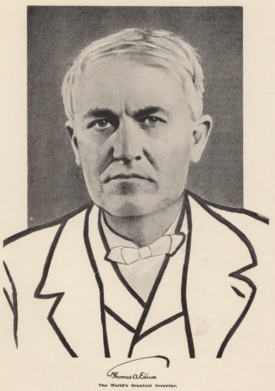Thomas Edison (foto b/n) da American Photographer