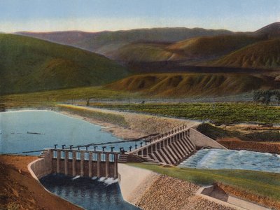 Diga del fiume Truckee, Nevada (foto a colori) da American Photographer