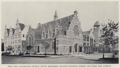 West End Collegiate Church, Dutch Reformed, Seventy-Seventh Street e West End Avenue da American Photographer