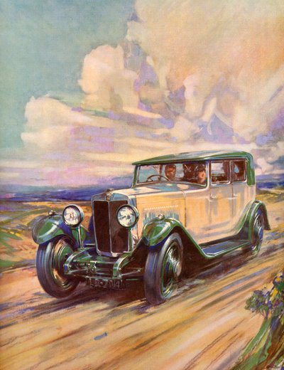 Una roadster degli anni 