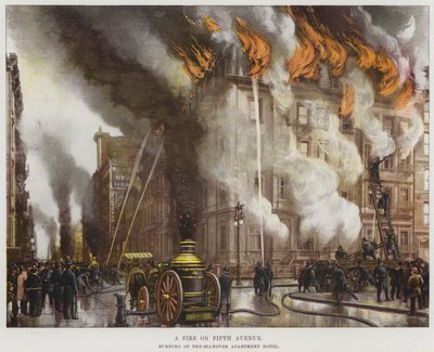 Un incendio sulla Fifth Avenue da American School