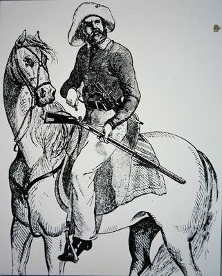 Un Texas Ranger, c.1845 da American School
