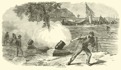 Batteria di mortai, giugno 1864 da American School