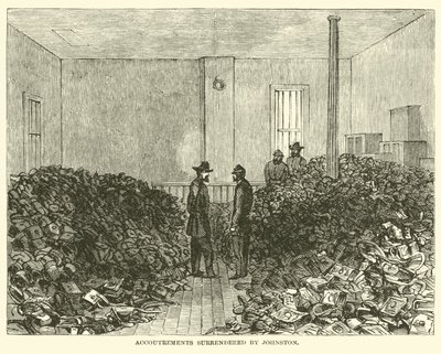 Equipaggiamenti consegnati da Johnston, aprile 1865 da American School